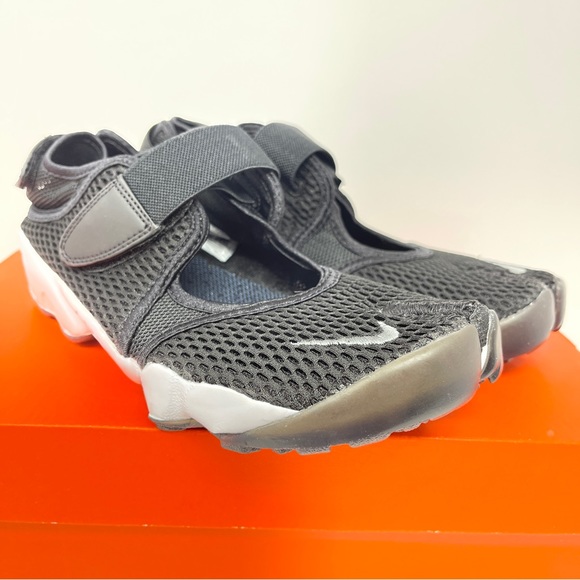 Nike Air Rift BR Breathe Size 6 7 8 9 10 Black Cool Grey White 848386-001 Rare - Picture 3 of 7